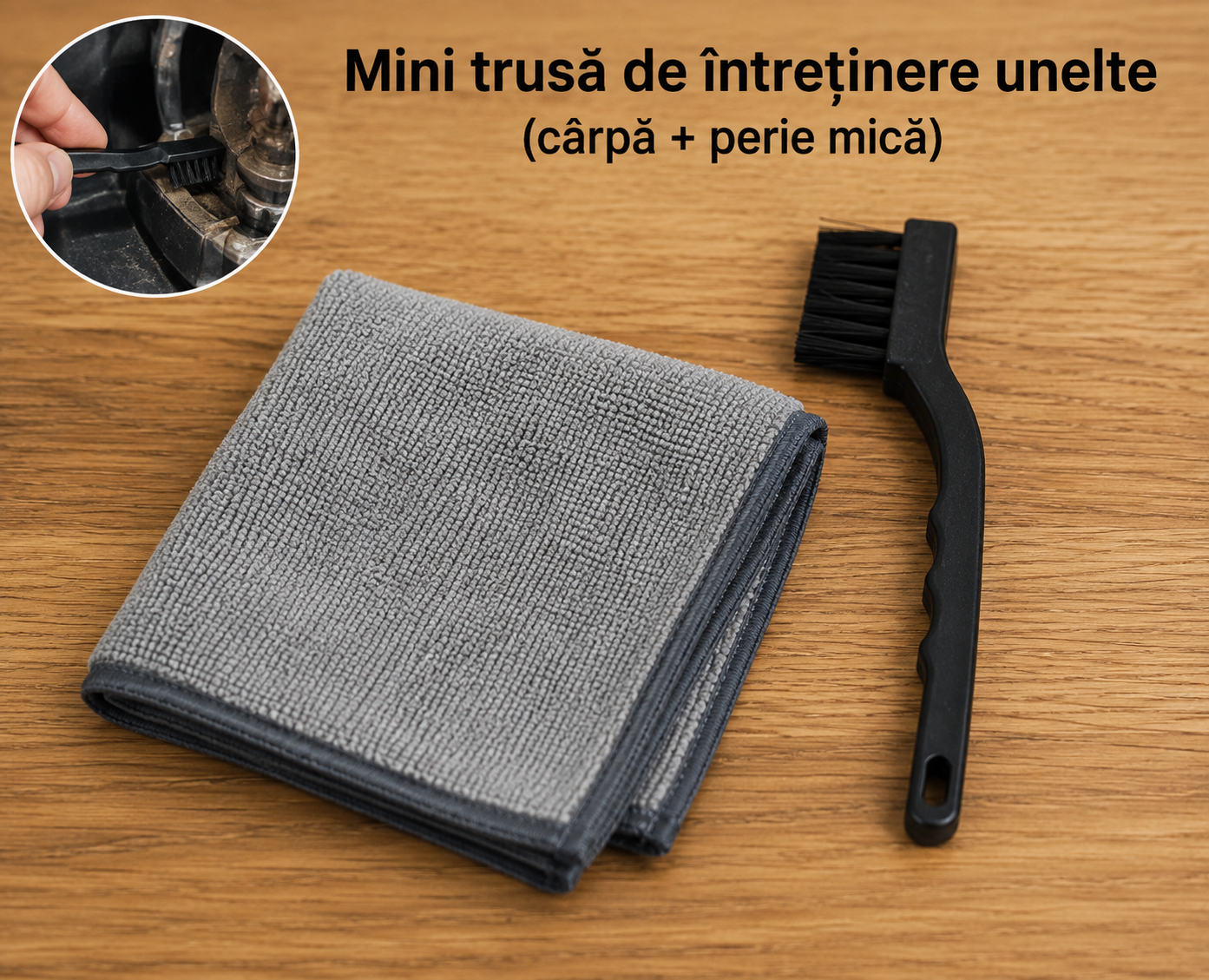 📏 Mini trusă de întreținere unelte