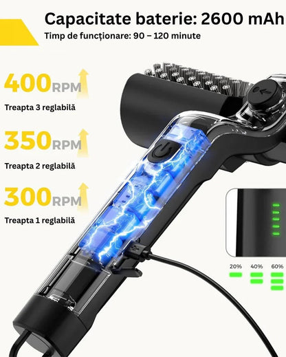 Perie Electrică Profesională —pentru Curățare Grătar BBQ